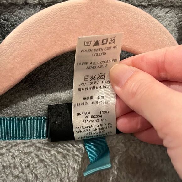 Patagonia Patagonia Re-Tool Snap-T Fleece Pullover Grey Teal Small Gorpcore - Picture 6 of 7